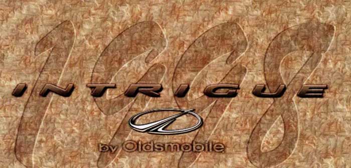 1998 Oldsmobile Intrigue Owner’s Manual