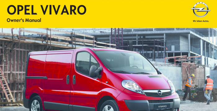 Opel Vivaro Owner's manual