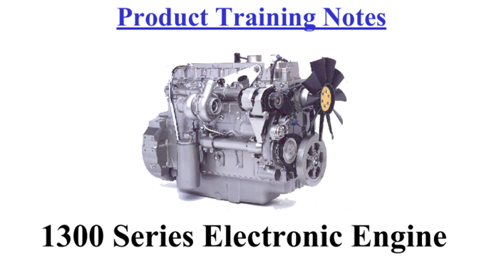 Perkins 1300 Series Electronic Engine Training
