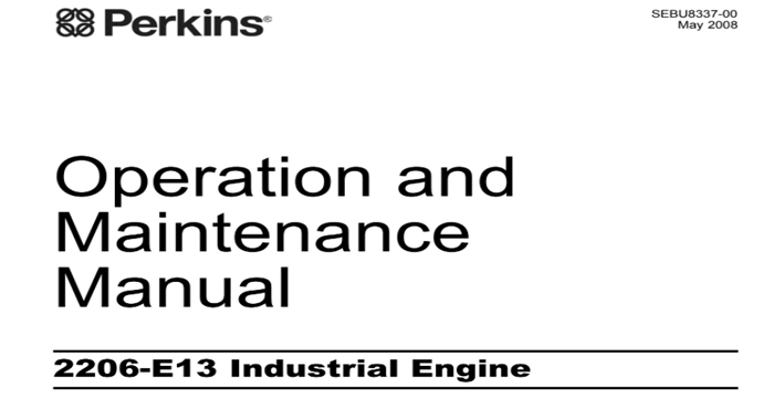 Perkins 2206-E13 Service Manual