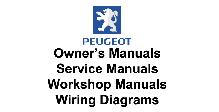 Peugeot Owner's and Service Repair manual