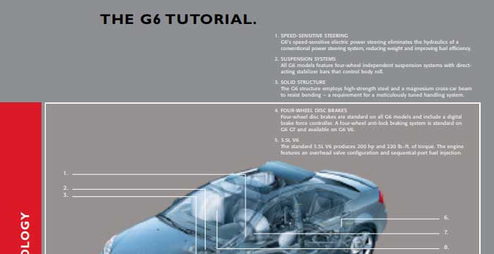 Pontiac G6 Owner’s and Repair Manual