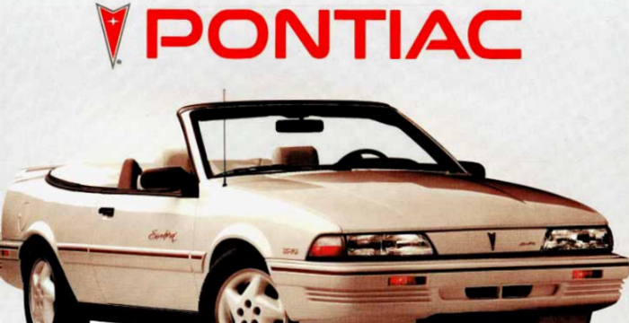 Pontiac Sunbird Owner’s and Service Manual