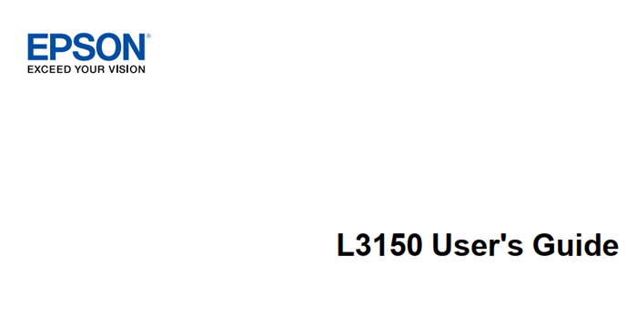 Epson L3150 User's Guide