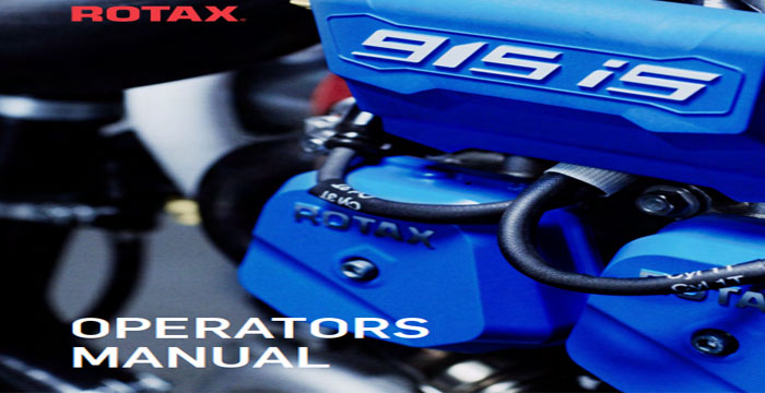 Operators Manual ROTAX Engine Type 915 i A / C24 Series
