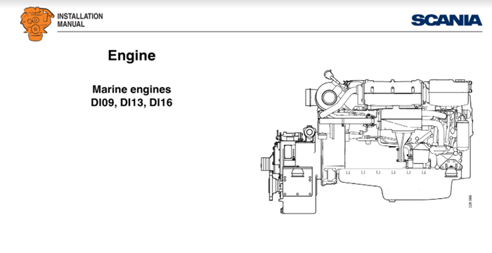 Scania DI09 Engine Installation Manual