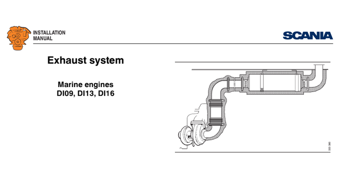 Scania DI09 Exhaust system Installation Manual