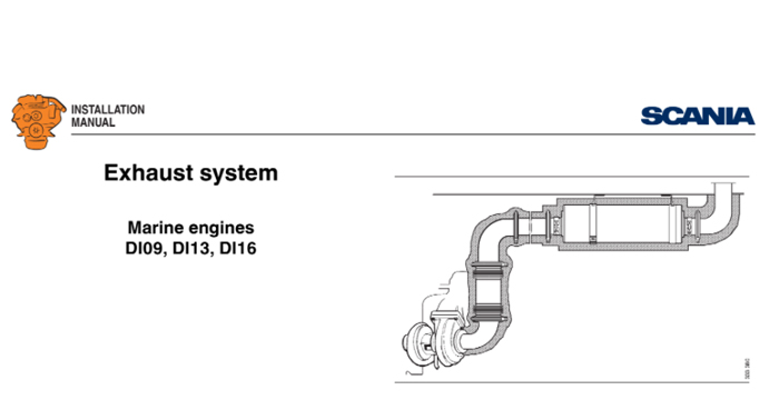Scania DI13 Exhaust system Installation Manual