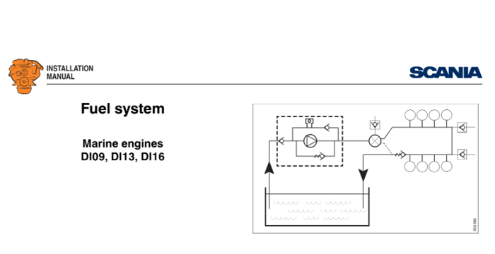 Scania DI13 Fuel system Installation Manual