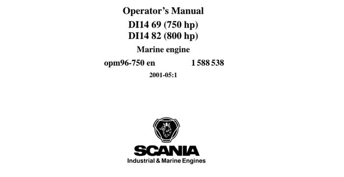 Scania DI14 69 Operator's Manual