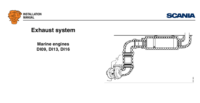 Scania DI16 Exhaust system Installation Manual