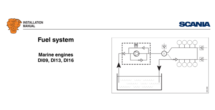 Scania DI16 Fuel system Installation Manual