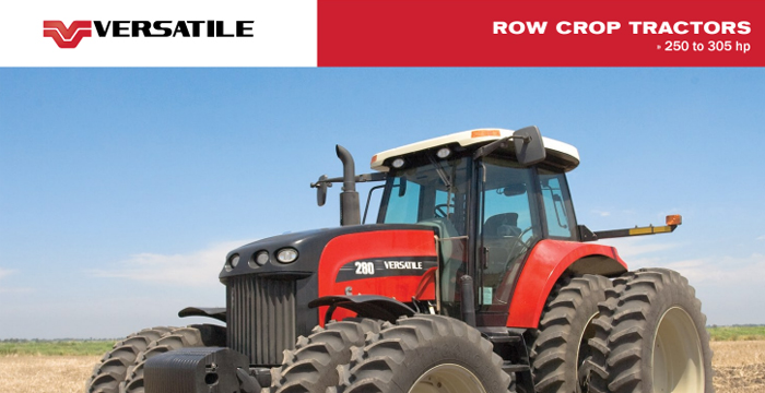 Versatile Row Crop Tractors