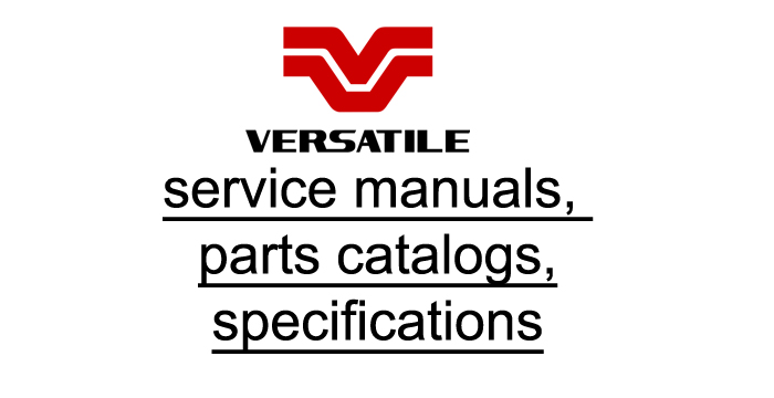 Versatile Tractors Manuals PDF