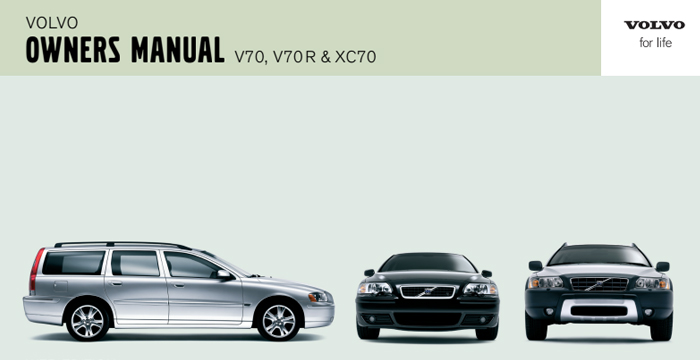 Volvo V70 XC70 Owners Manual