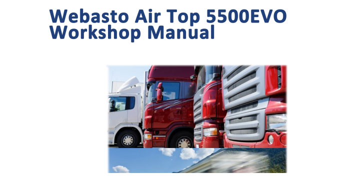 Webasto Air Top 5500 Evo Service Manual