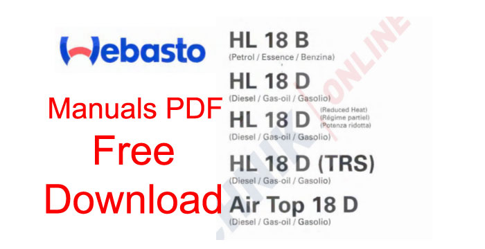 Webasto HL18, Air Top 18 Workshop Manual