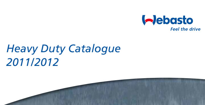 WEBASTO-RO Truck Heavy Duty Catalogue